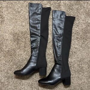 Elegant Black Knee-High Women's Boots